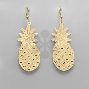 Heart Pineapple Earrings